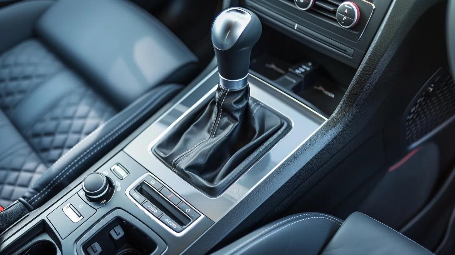 Comparison of manual and automatic driving lessons with vehicles showcasing gear controls