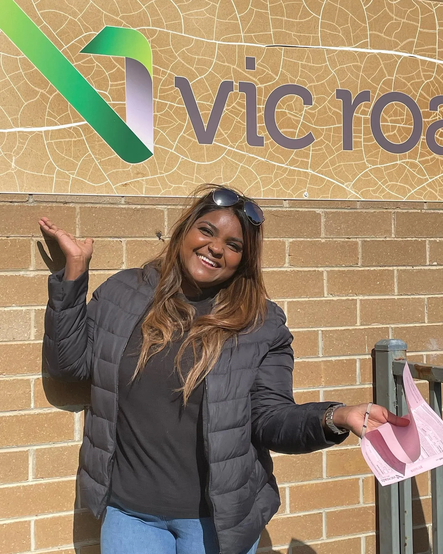 Person booking driving test online at VicRoads