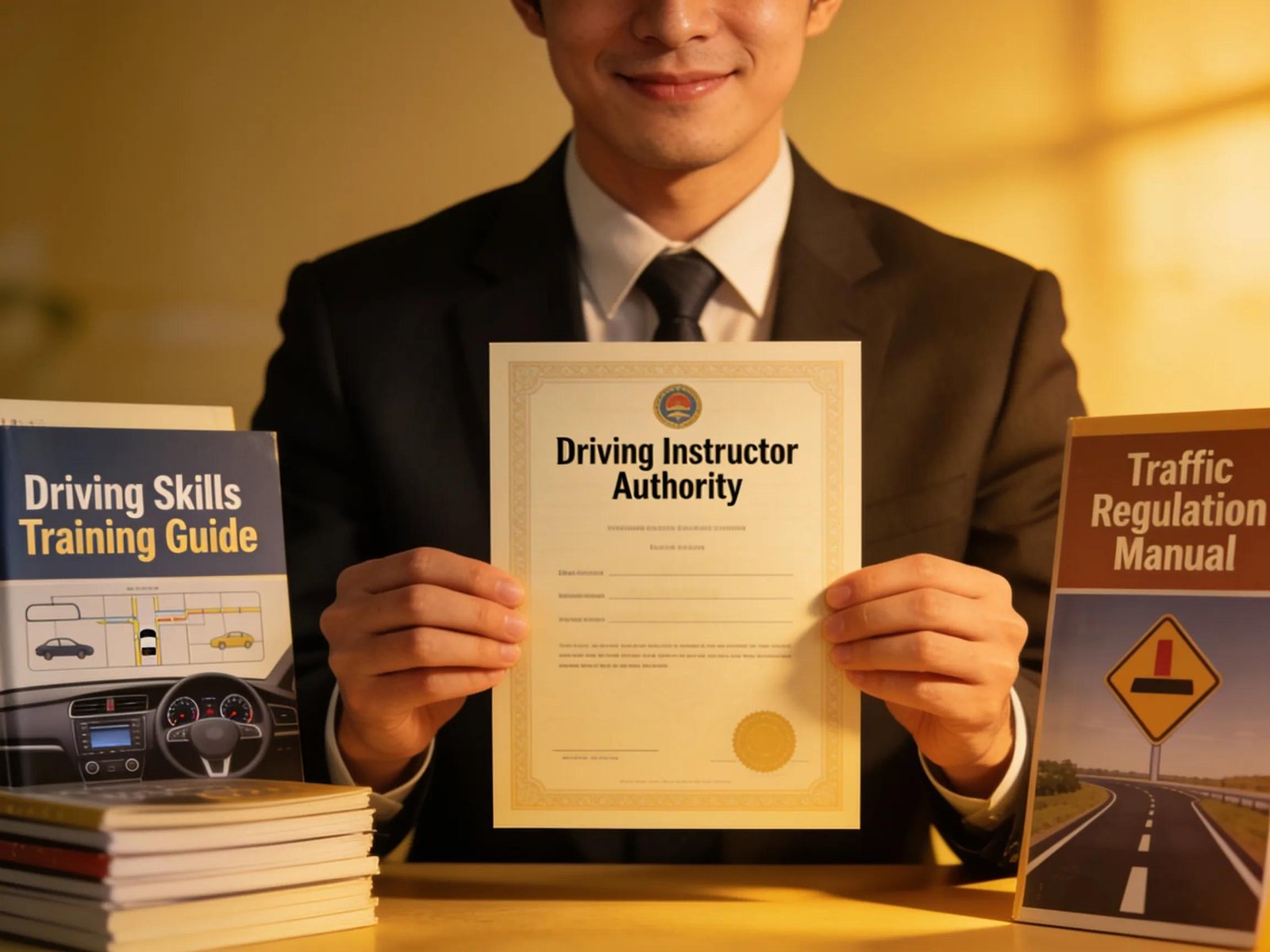 Certified driving instructor highlighting qualifications and education in Melbourne