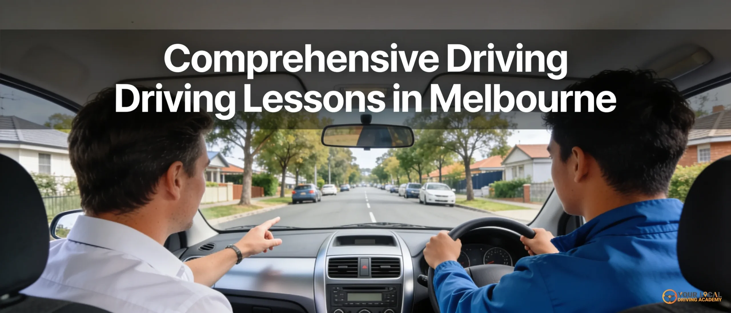 Driving lessons in Melbourne are structured, one-on-one training sessions conducted in dual-control vehicles by accredited