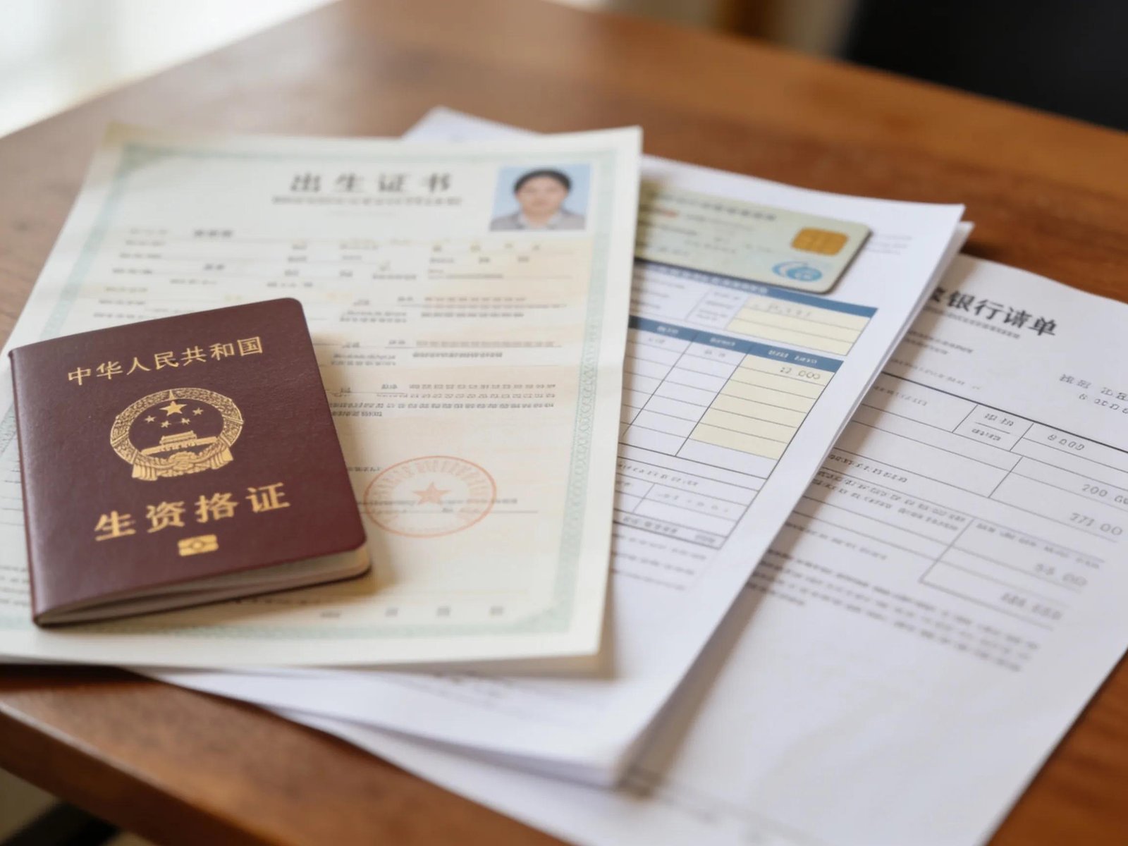 Close-up of identity documents essential for VicRoads learner permit application