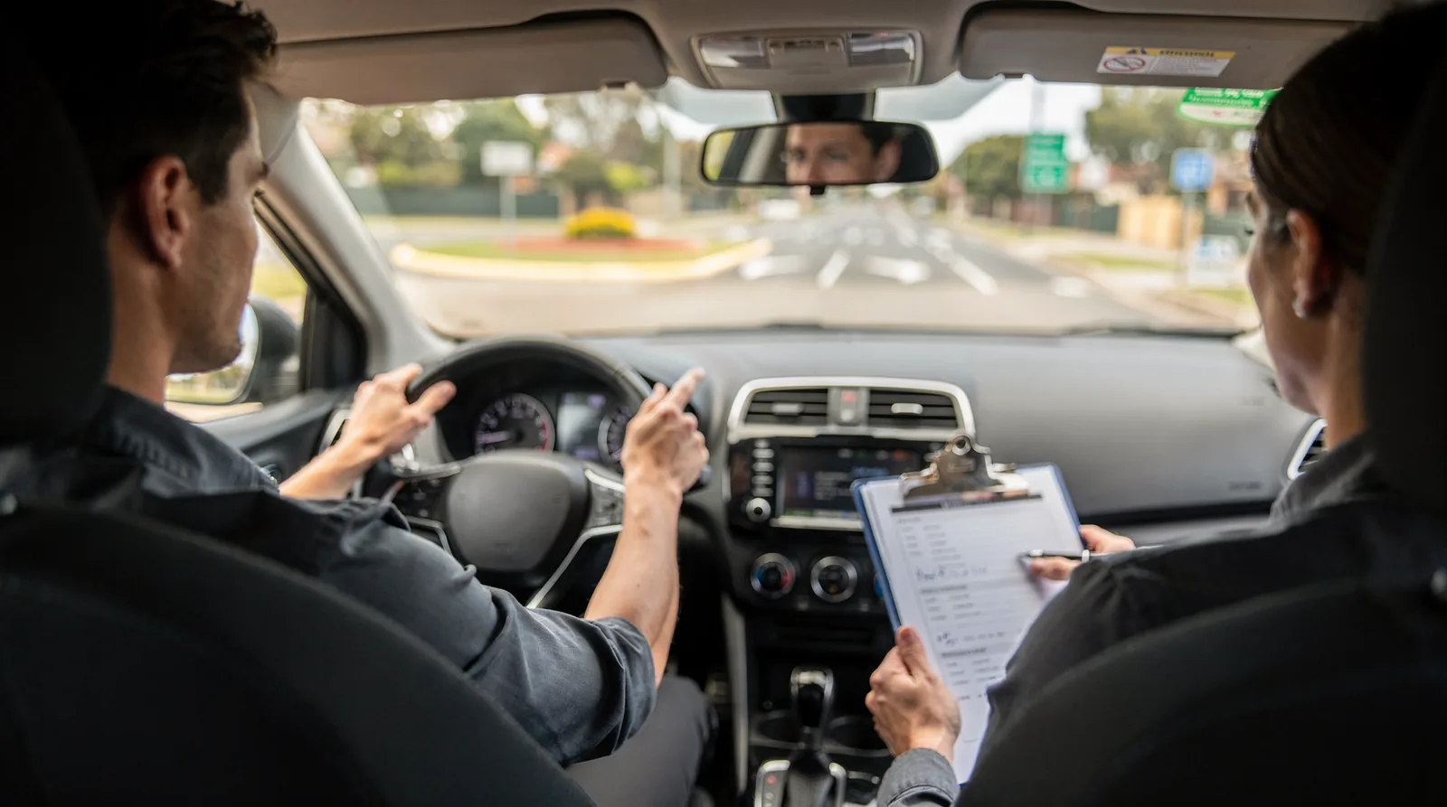 Test-preparation content, such as the academy's Mitcham guide, details specific VicRoads test routes learners must