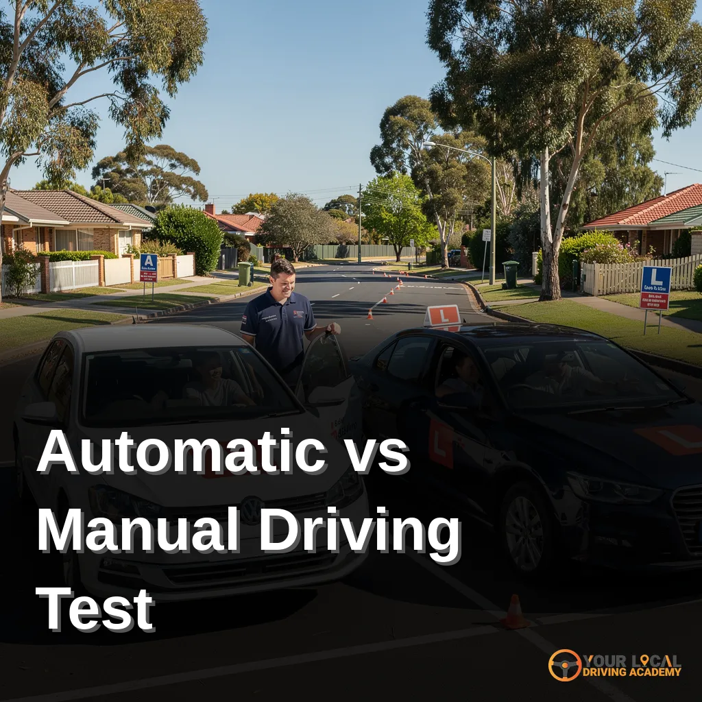 Comparison of driving options with automatic and manual vehicles on a scenic road